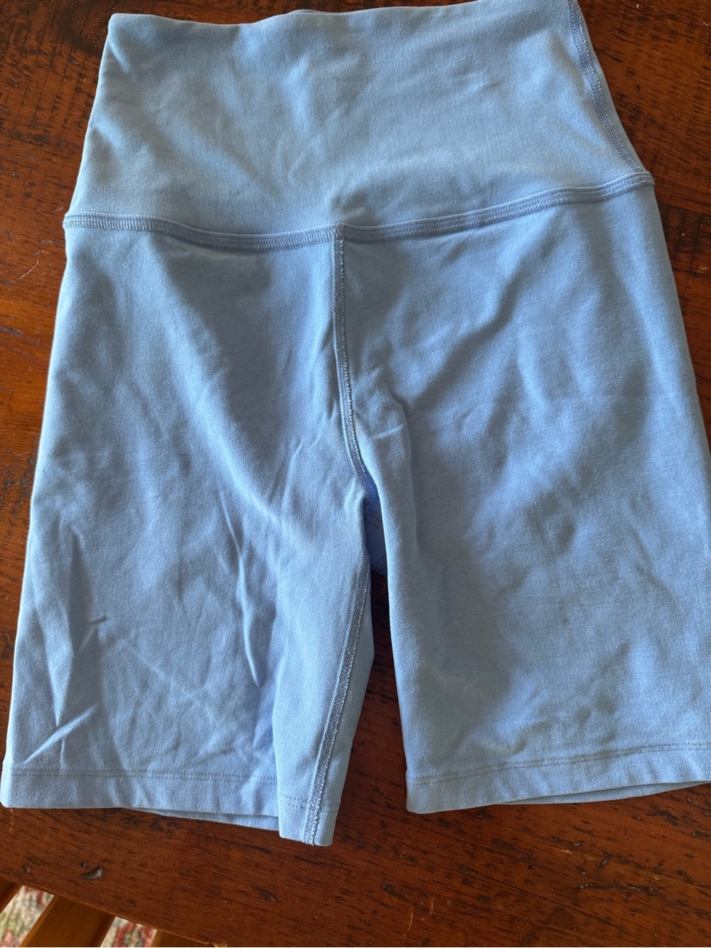 Beyond yoga small High-Waist Light Blue Women’s bike shorts